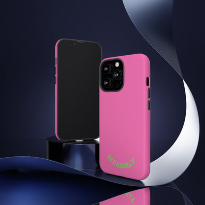 SOLID Sweet Static Pink Tough Case for Apple