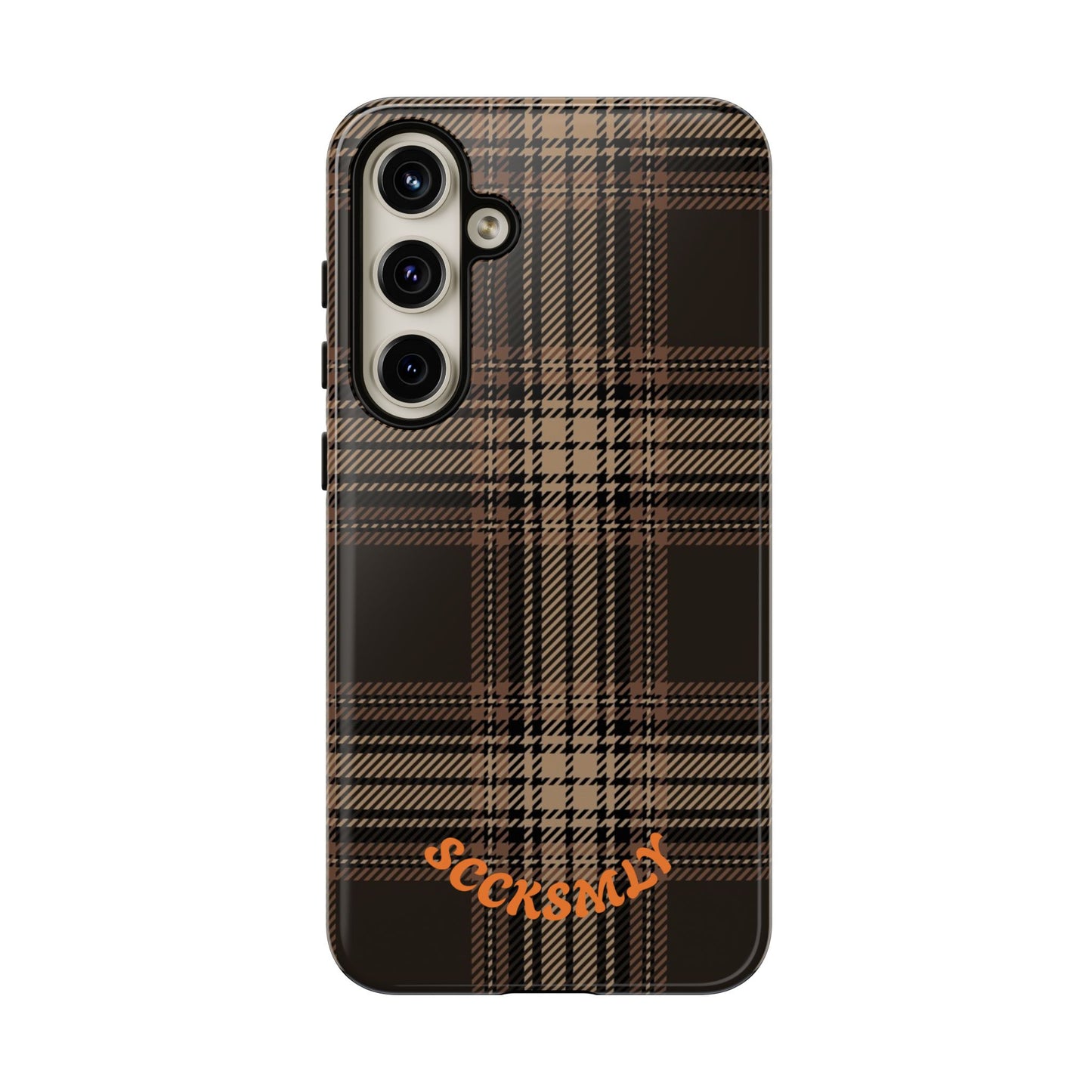 Brown Bread Plaid Tough Phone Case Samsung