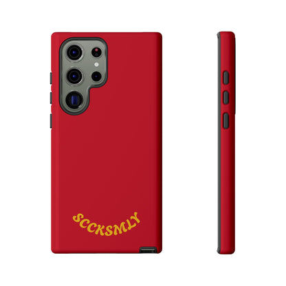 SOLID Calm Cherry Tough Case for Samsung