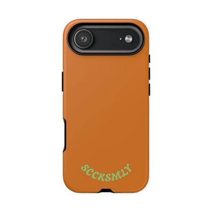 SOLID Terracotta Caoal Tough Case for Apple
