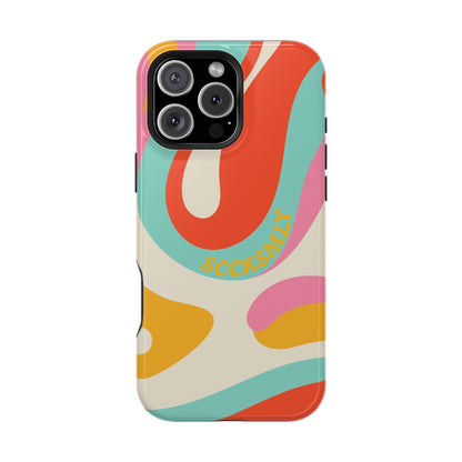 Psychodelic Acid Swirl Phone Case for Apple