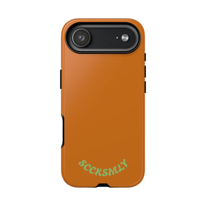 SOLID Terracotta Caoal Tough Case for Apple