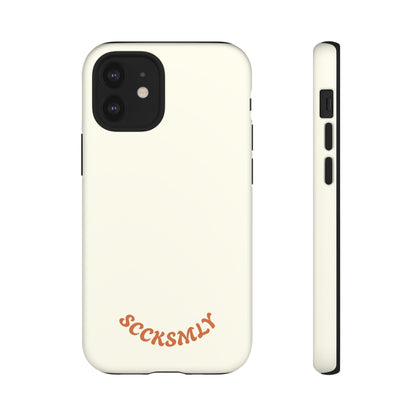 Toasted Eggshell Tough Phone Case for Apple