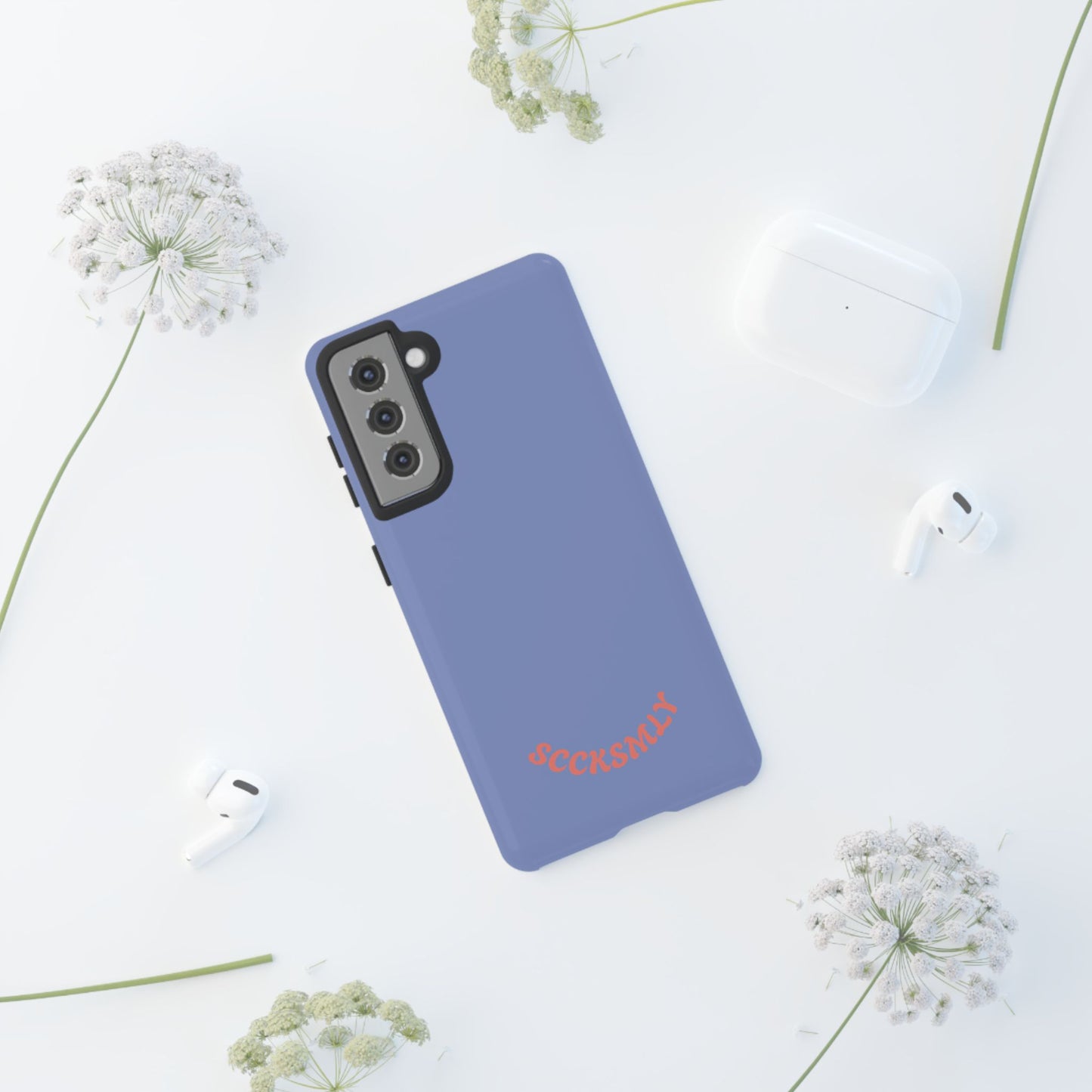 Periwinkle Blue Tough Phone Case for Samsung