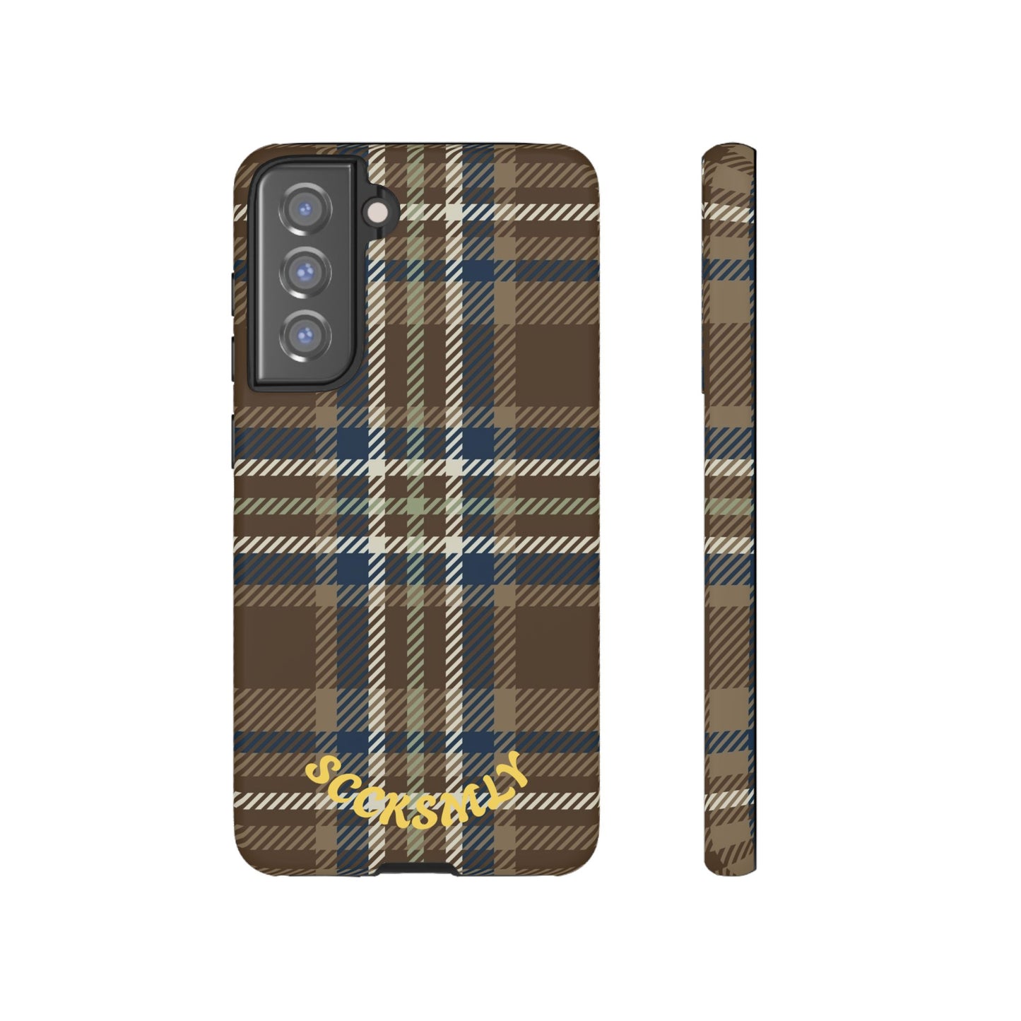 Earth and Sky Plaid Phone Case for Samsung
