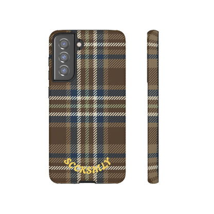 Earth and Sky Plaid Phone Case for Samsung