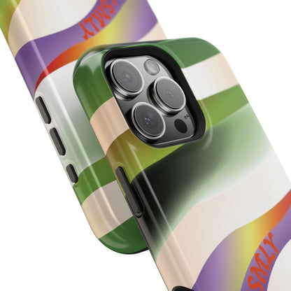 Green Waves Phone Case for Apple