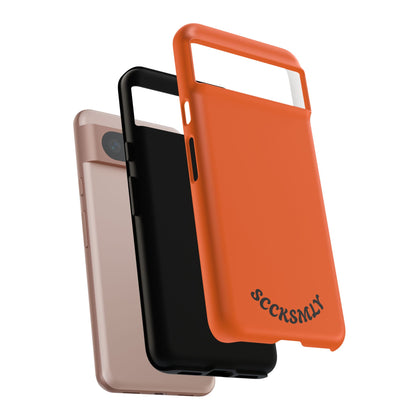 SOLID Tangerine Tough Case for Google Pixel