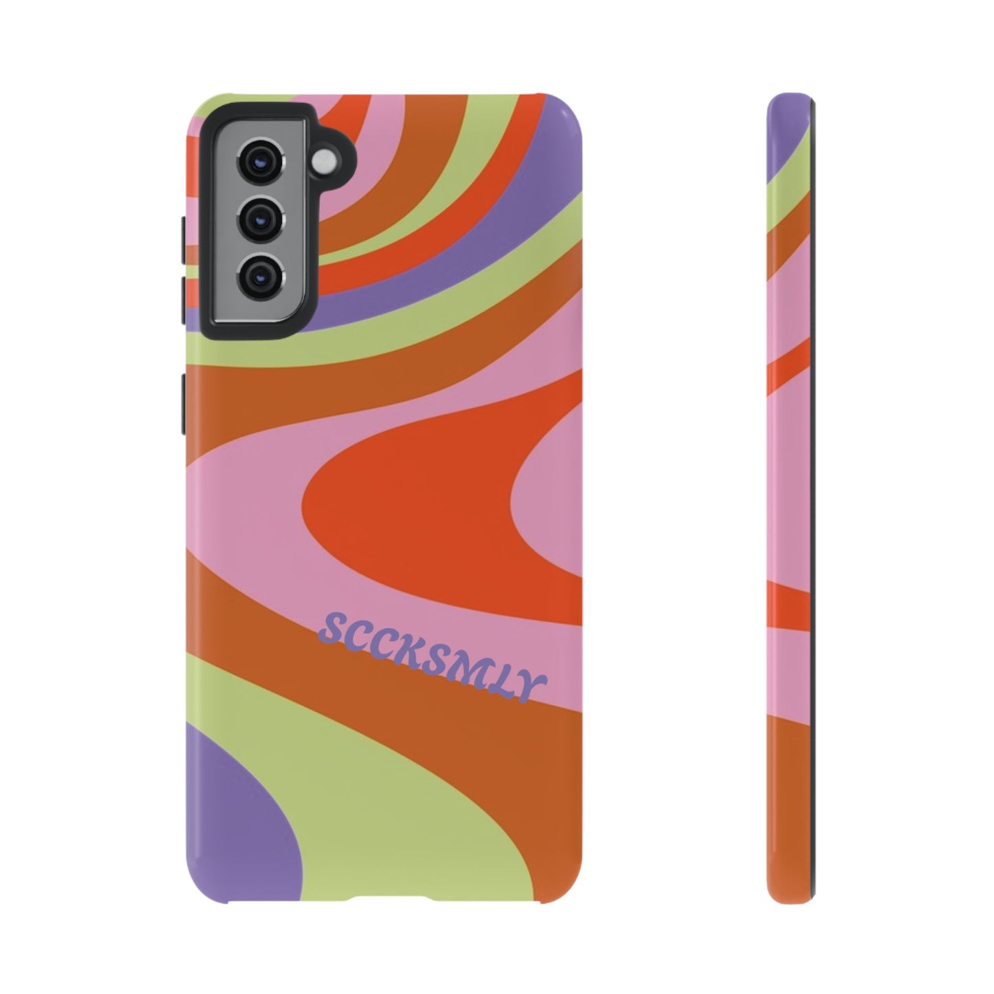 Curvy Swirl Phone Case for Samsung