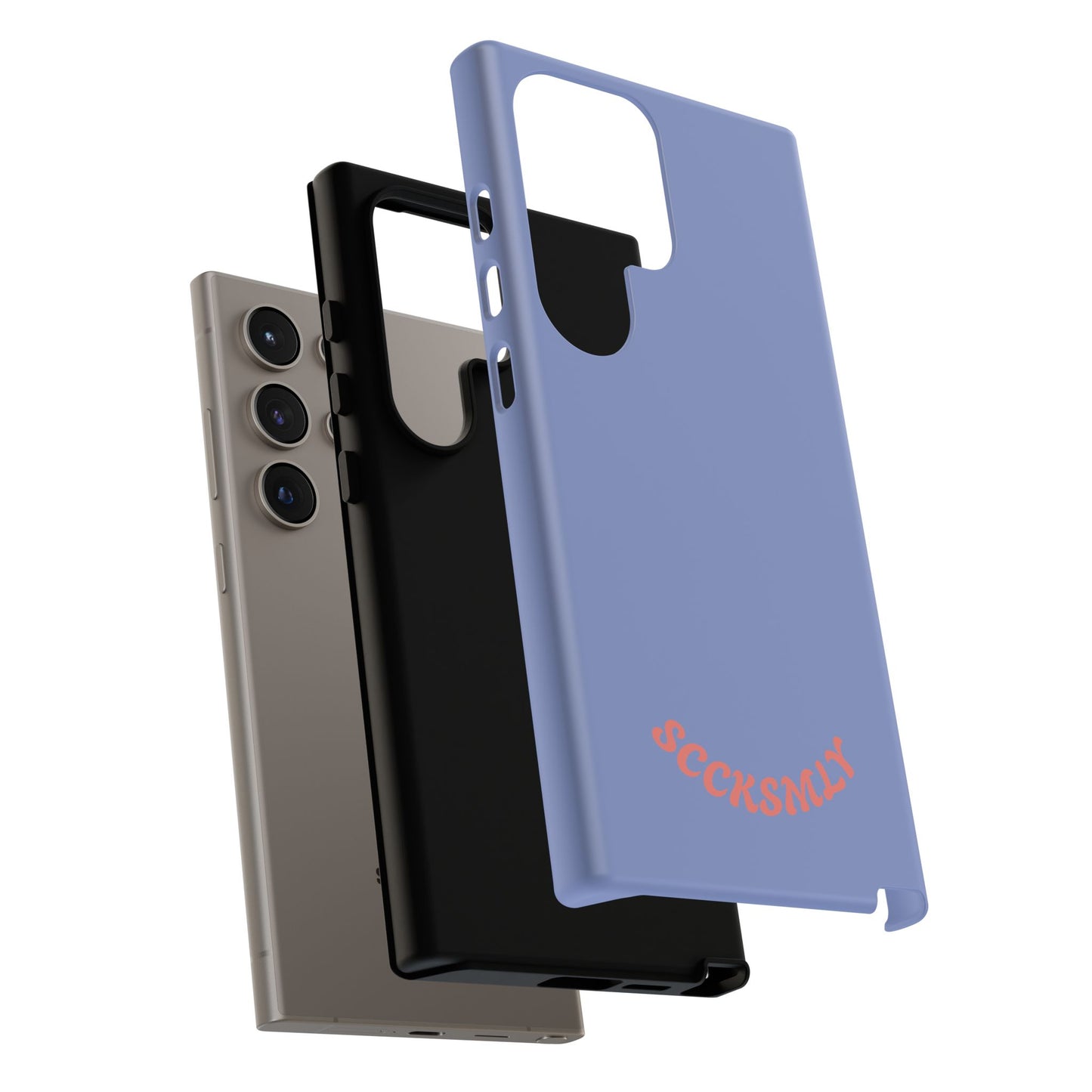 Periwinkle Blue Tough Phone Case for Samsung