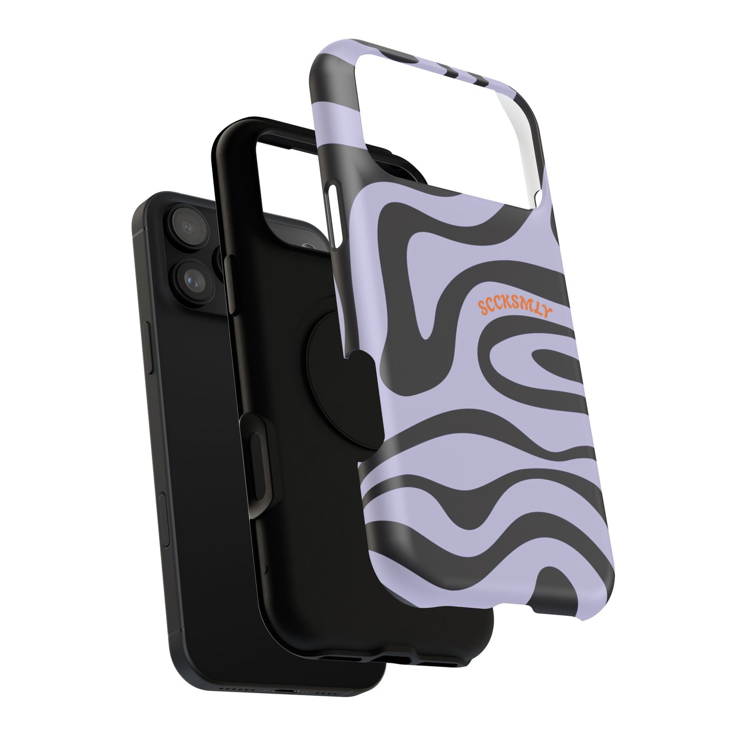 Purple Swirl Phone Case for Apple