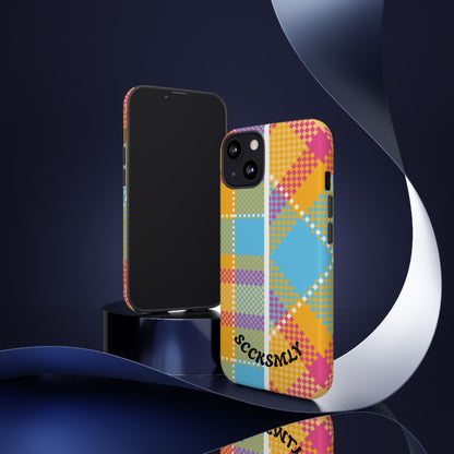 Pattern Punch Phone Case for Apple