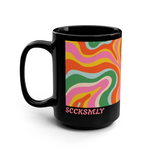 Mug Daydream Drip 15 oz Black