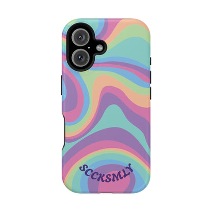 Pastel Swirl Phone Case for Apple