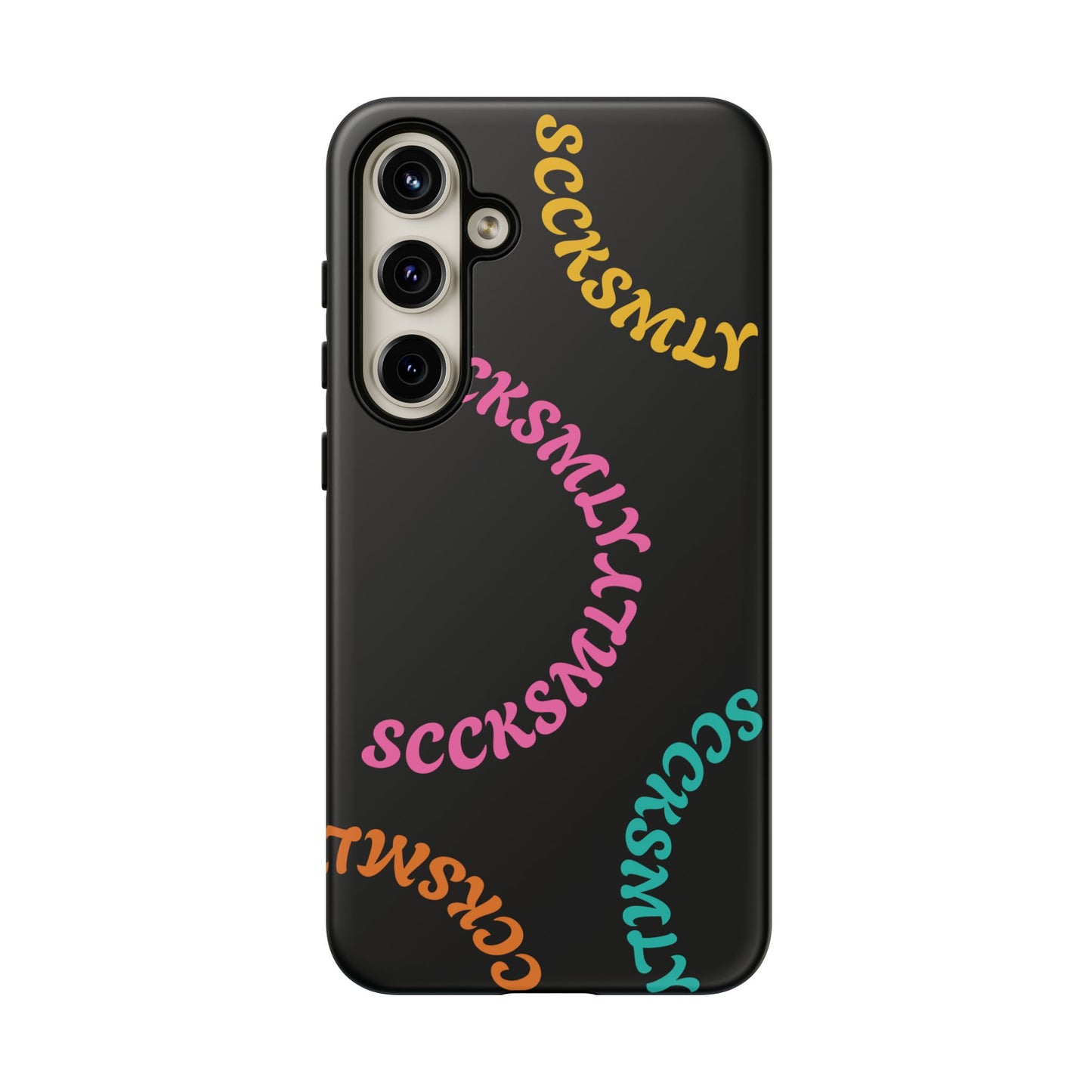 Y2K Wavy Script Tough Case for Samsung