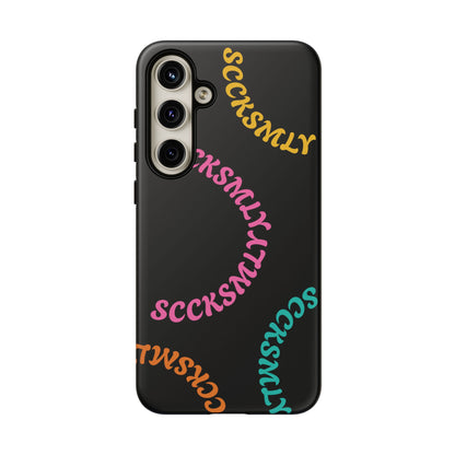 Y2K Wavy Script Tough Case for Samsung
