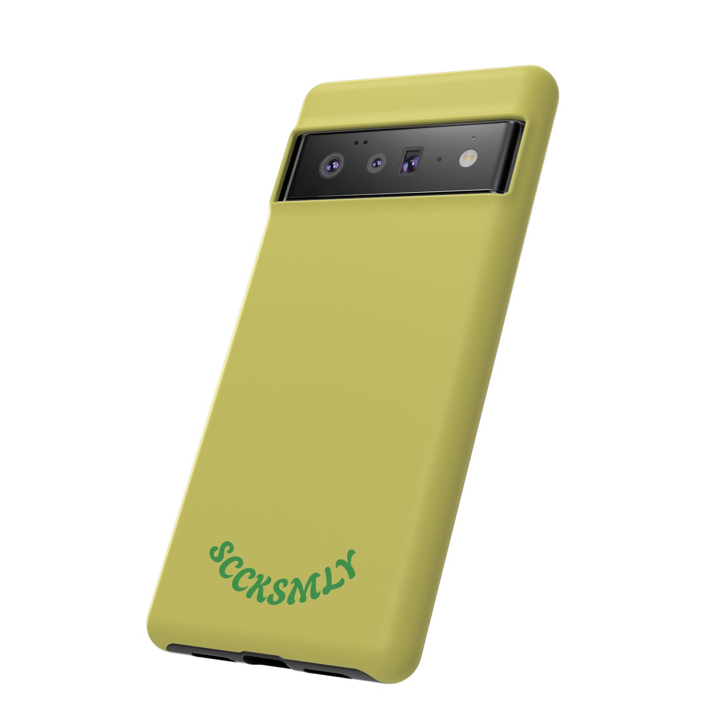 SOLID Lemon Pop Tough Case for Google Pixel