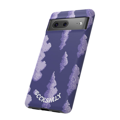 Lilac Pixel Cloud Tough Phone Case for Google Pixel