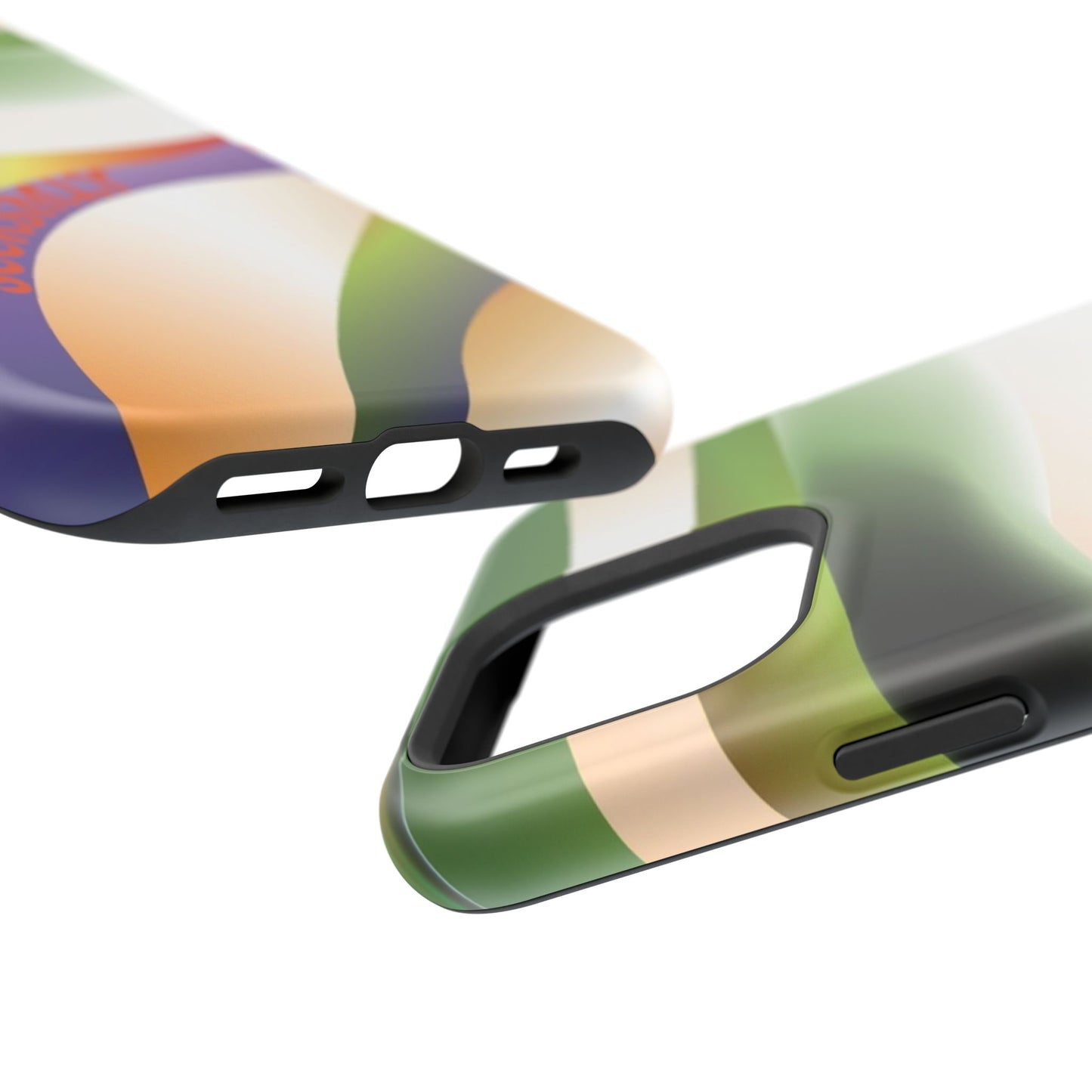 Green Waves Phone Case for Apple