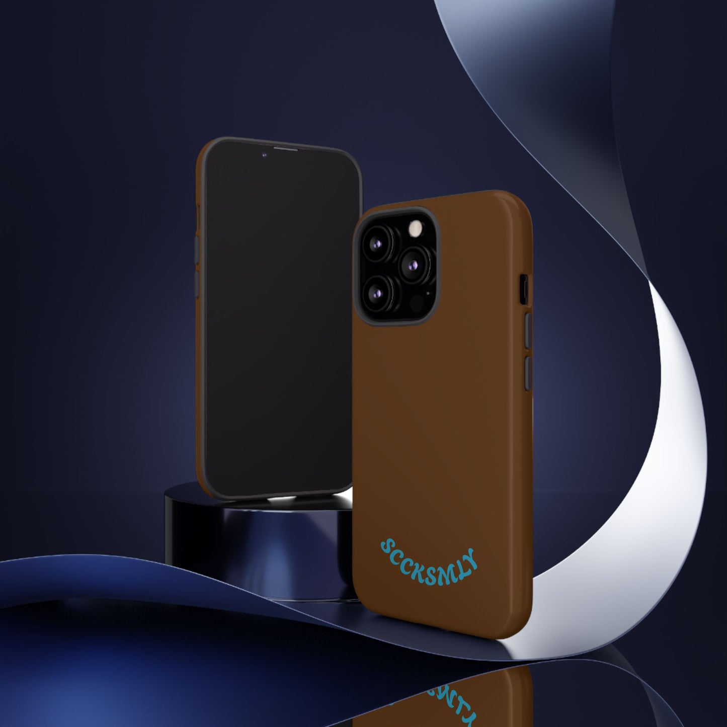 SOLID Chocolate Coco Tough Case for Apple