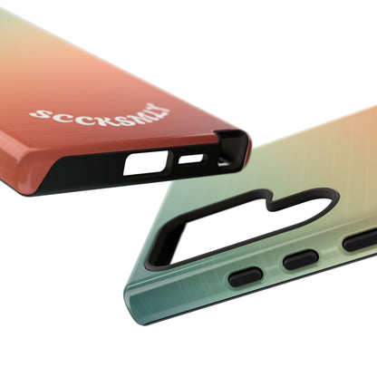 Warm Ombré Tough Phone Case for Samsung