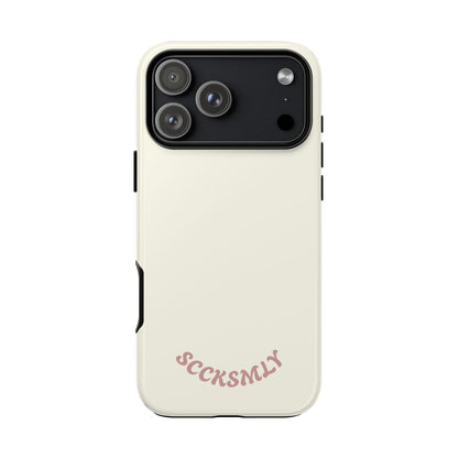 Sweet Oat Milk Tough Phone Case for Apple