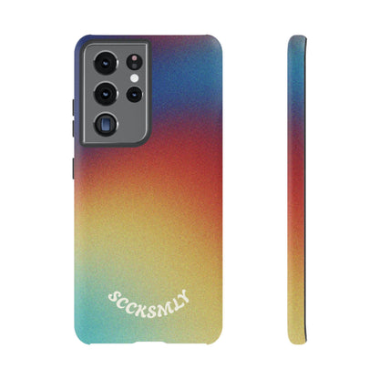 Faded Sunset Aura Tough Phone Case for Samsung