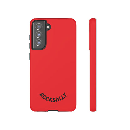 SOLID Screaming Red Tough Case for Samsung