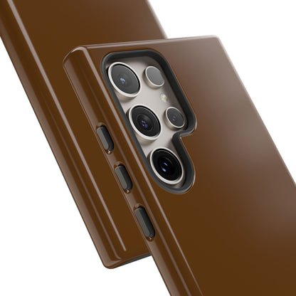 SOLID Chocolate Coco Tough Case for Samsung