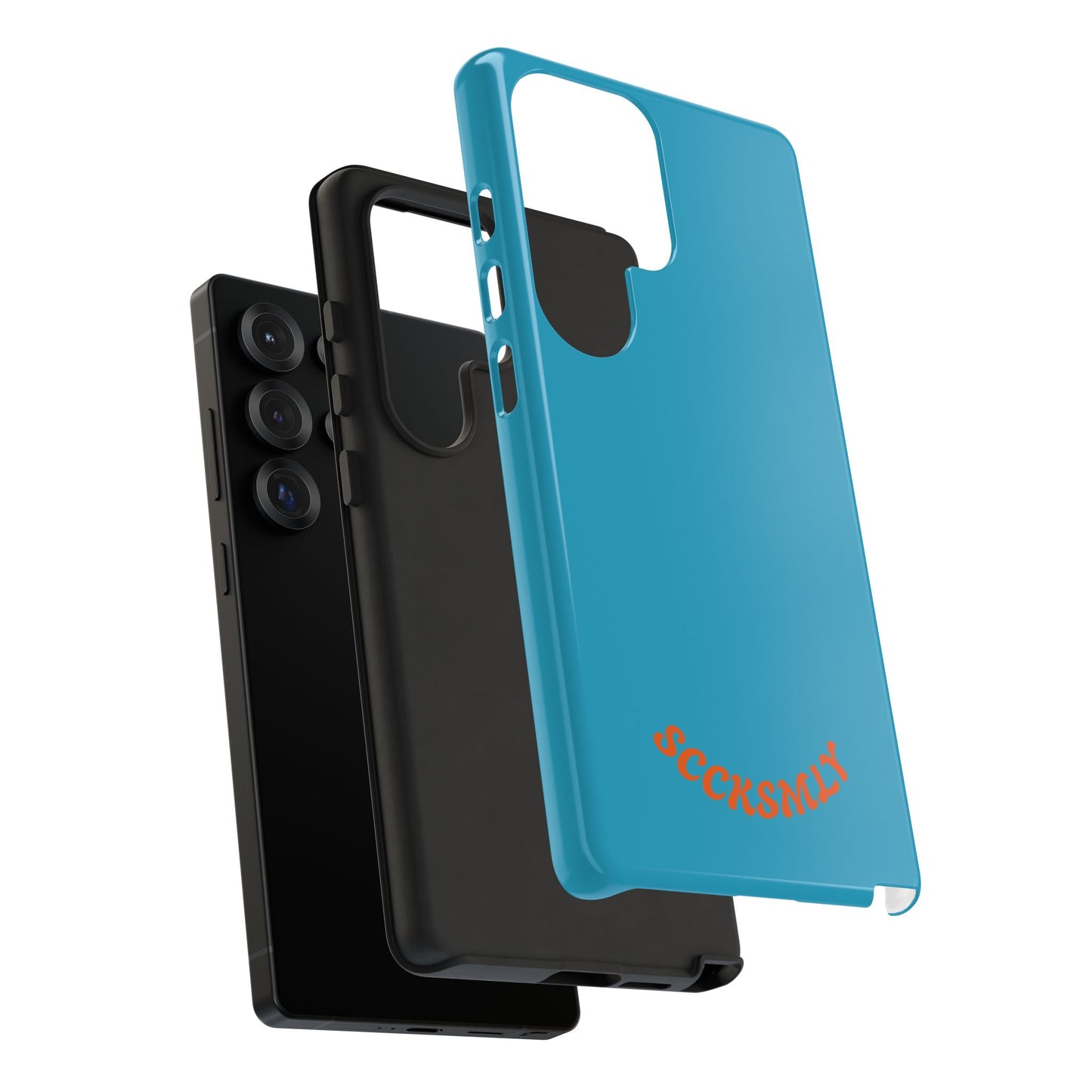 SOLID Blue Spook Tough Case for Samsung