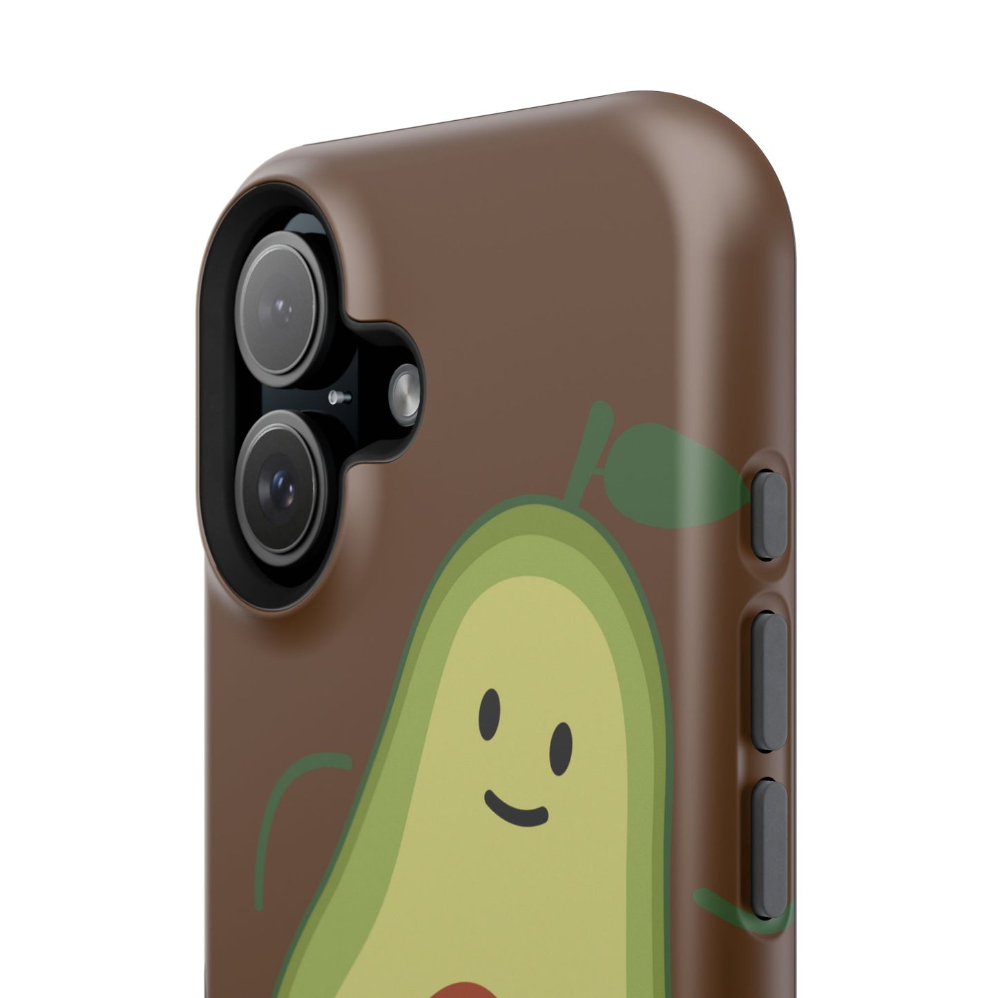 "IOS or Apple" Playful Vegan Avocado Phone Case - Tough, Durable Protection with a Fun Design
