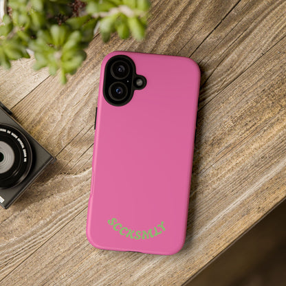 SOLID Sweet Static Pink Tough Case for Apple