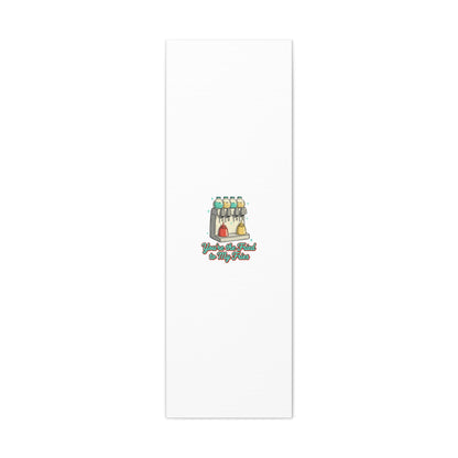 You’re the Fried to My Fries Canvas | Retro Diner Matchbook, Pantry Label Art