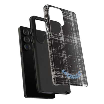 Smoky Grungy Plaid Phone Case for Samsung