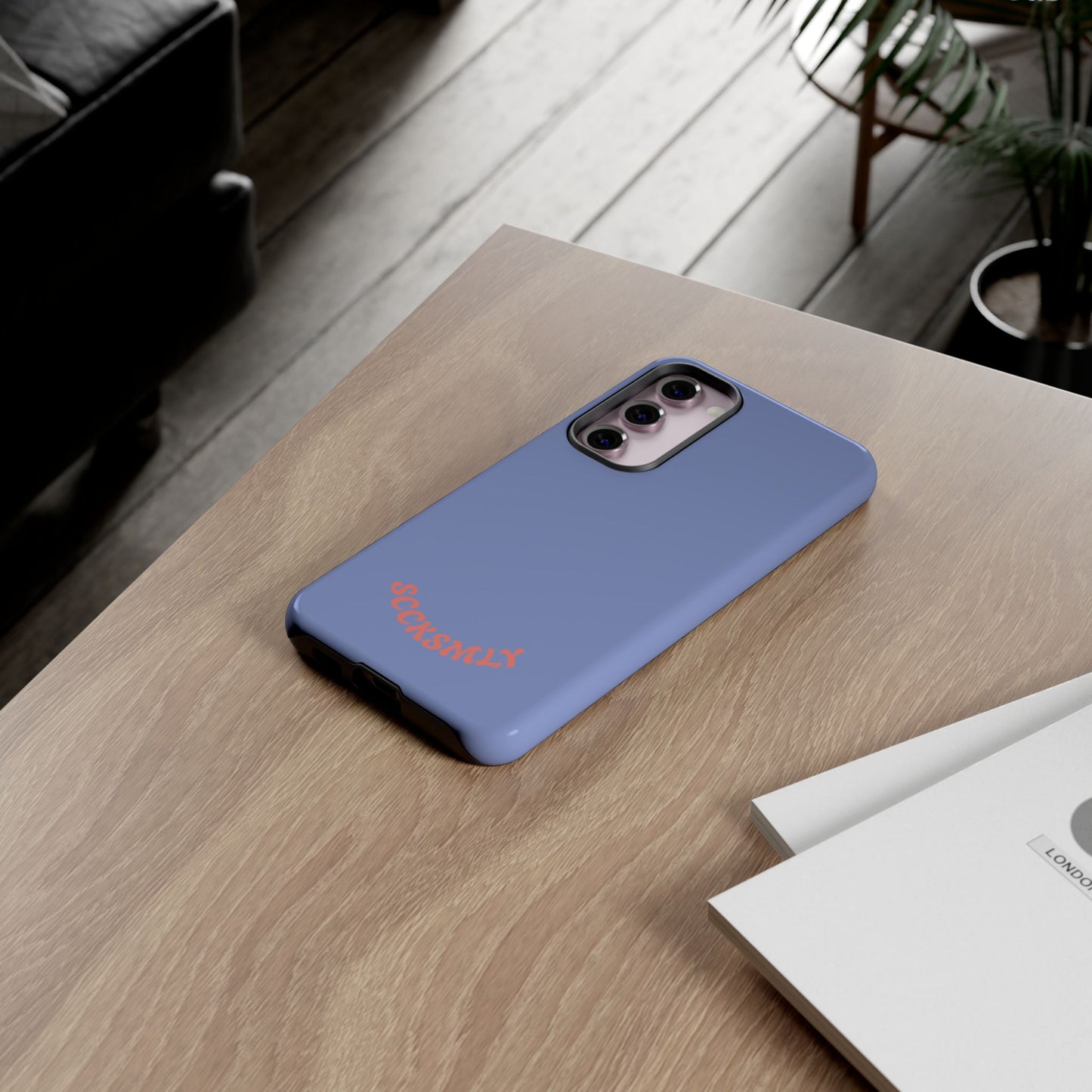 Periwinkle Blue Tough Phone Case for Samsung
