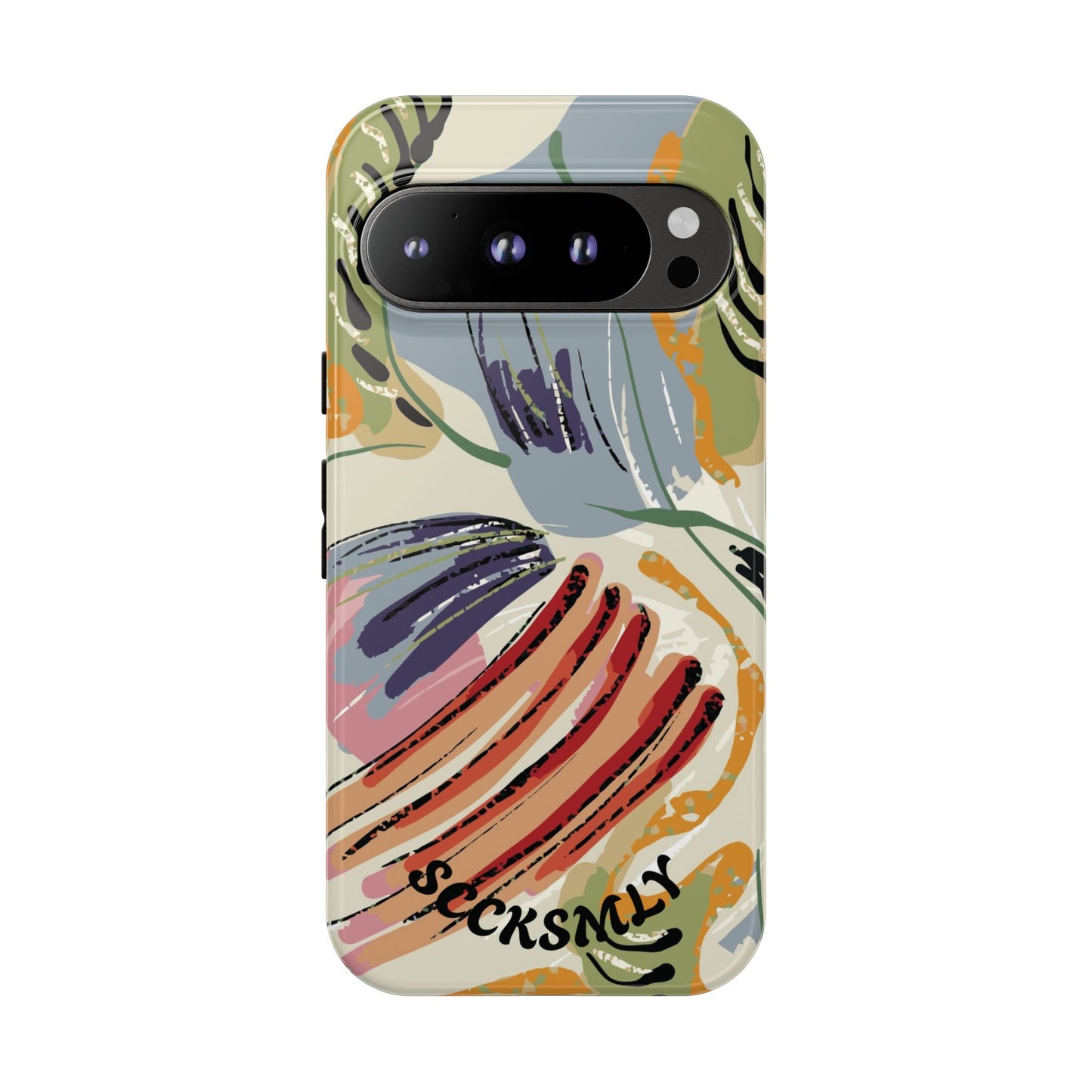 Botanical Strokes Palette Tough Phone Case for Google Pixel
