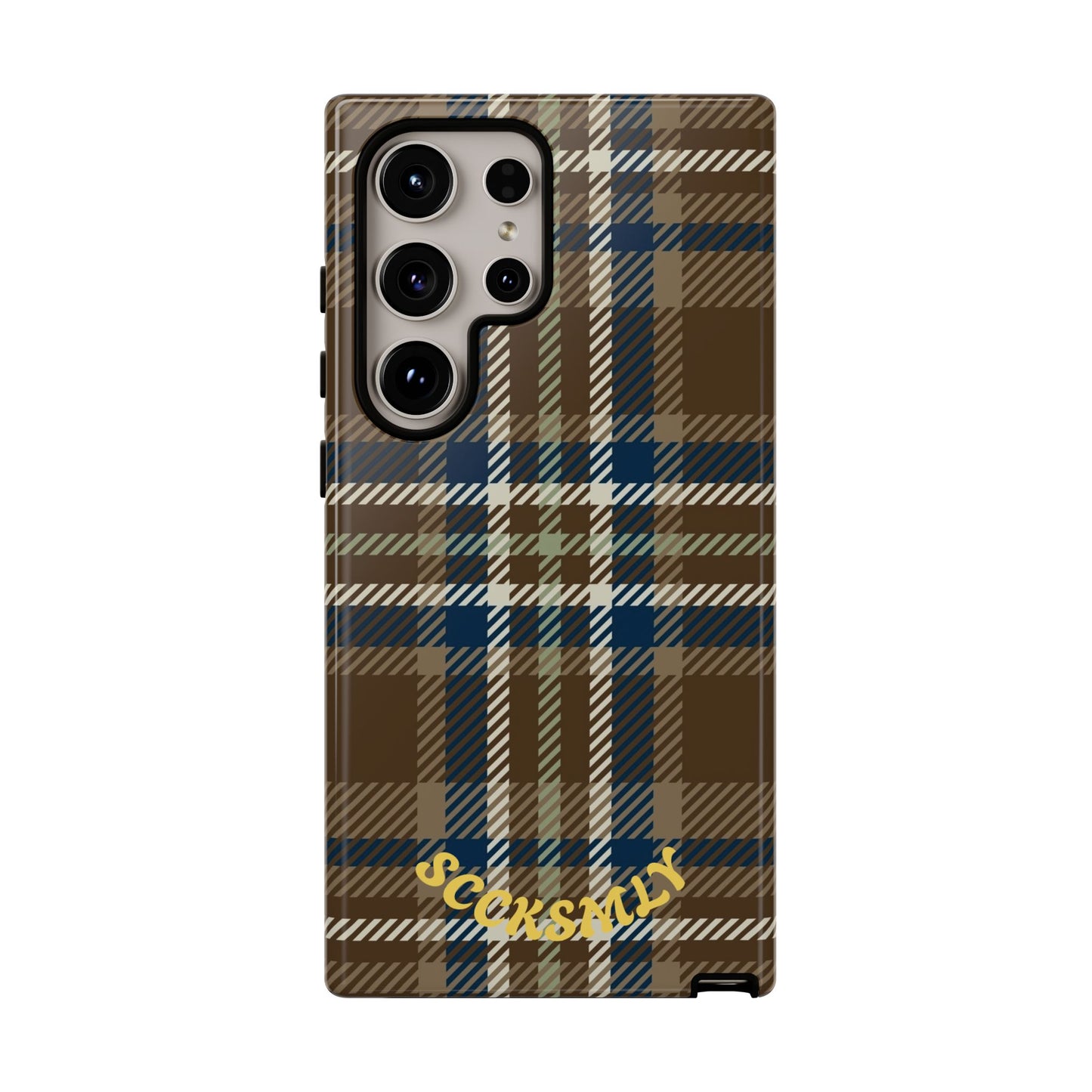 Earth and Sky Plaid Phone Case for Samsung