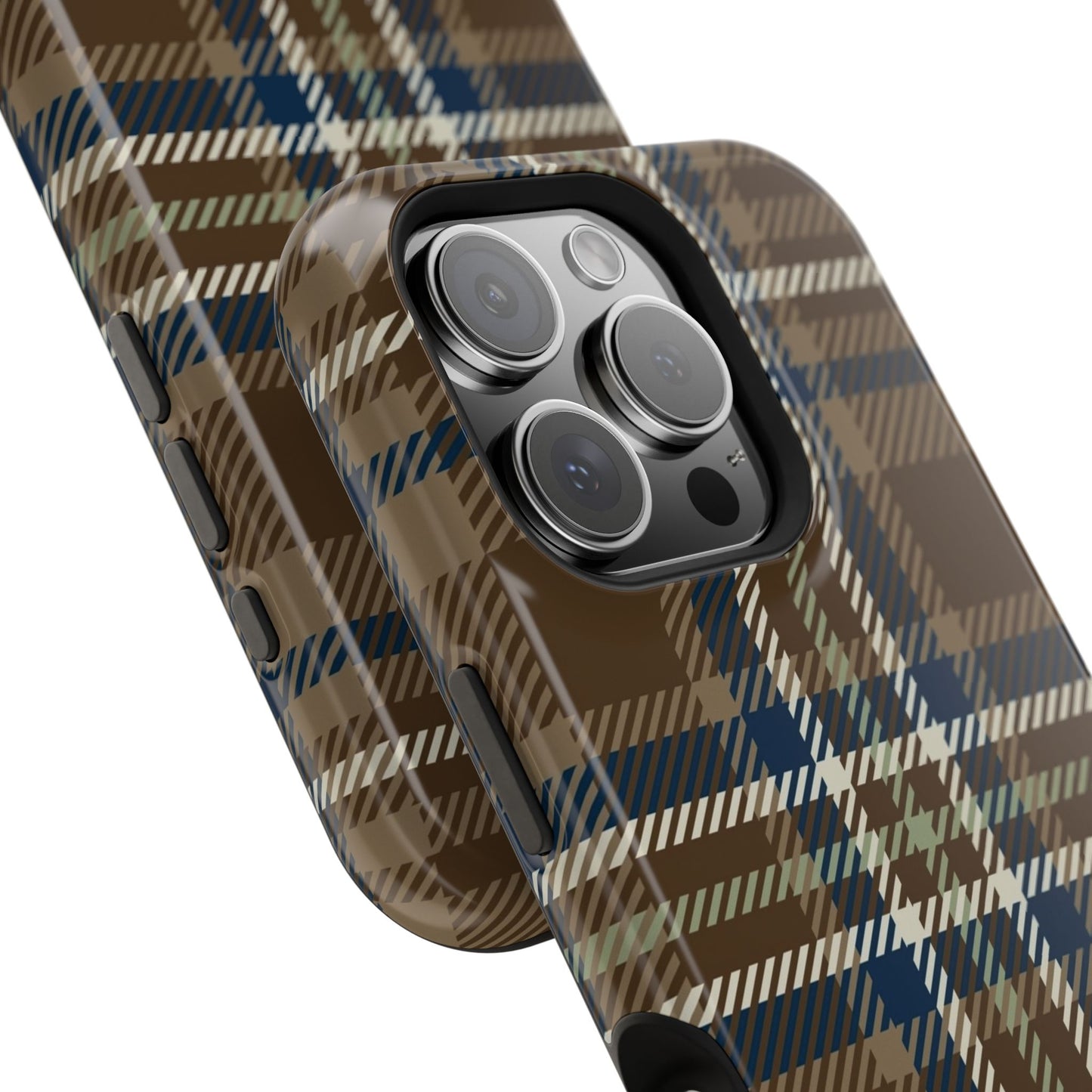 Earth and Sky Plaid Phone Case for Apple