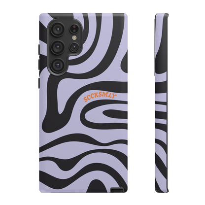 Purple Swirl Phone Case for Samsung