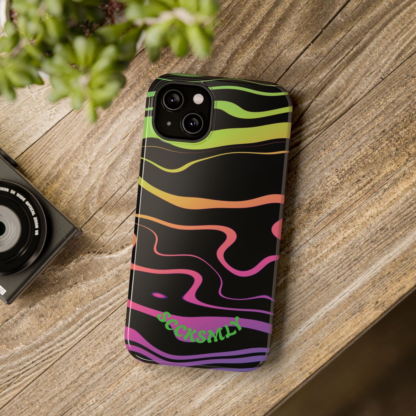 Dark Rainbow Phone Case for Apple