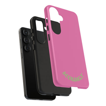 SOLID Sweet Static Pink Tough Case for Samsung