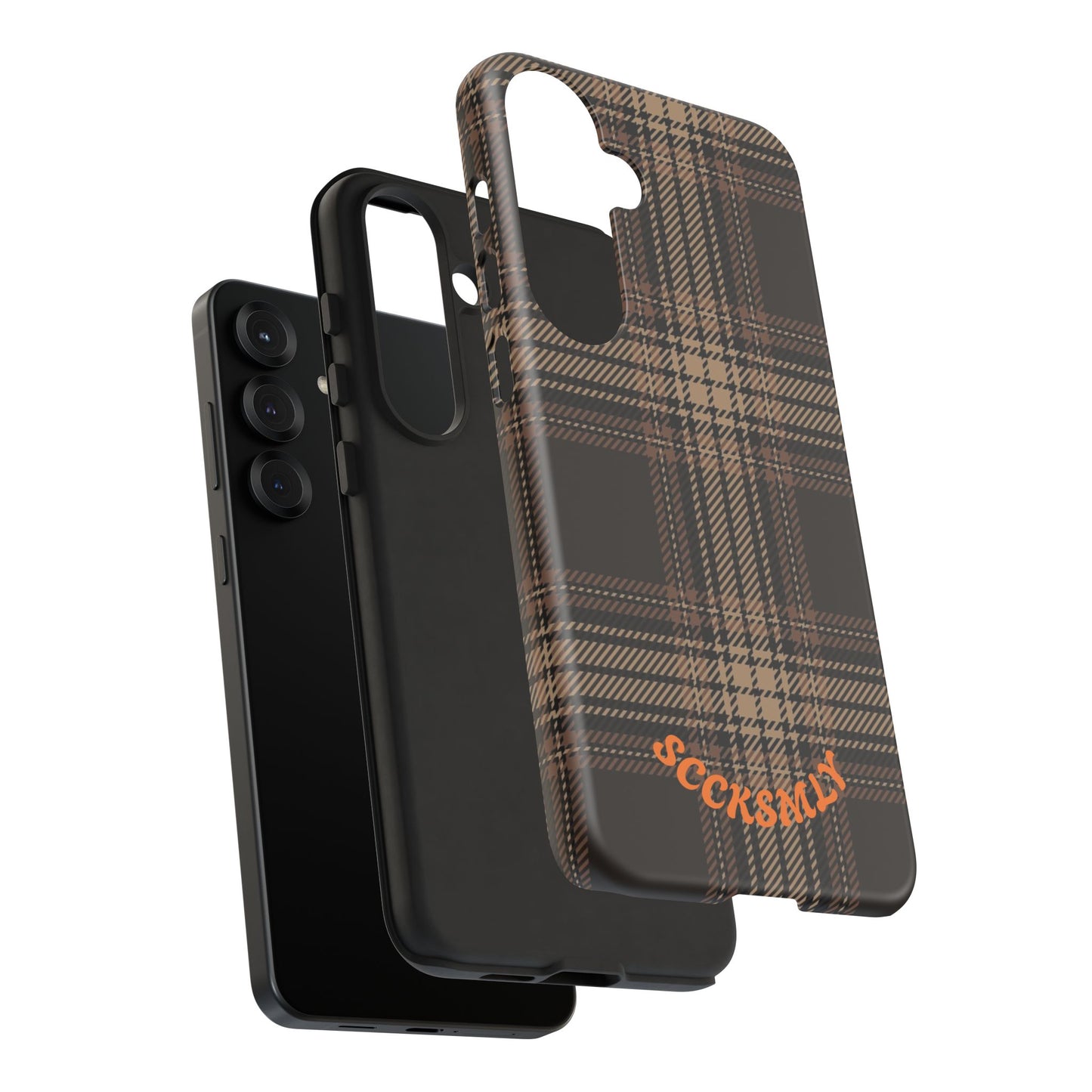Brown Bread Plaid Tough Phone Case Samsung