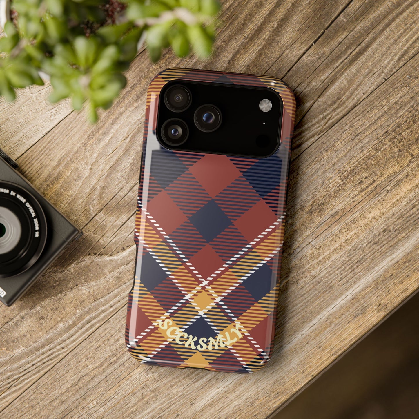Harvest Tartan Phone Case for Apple