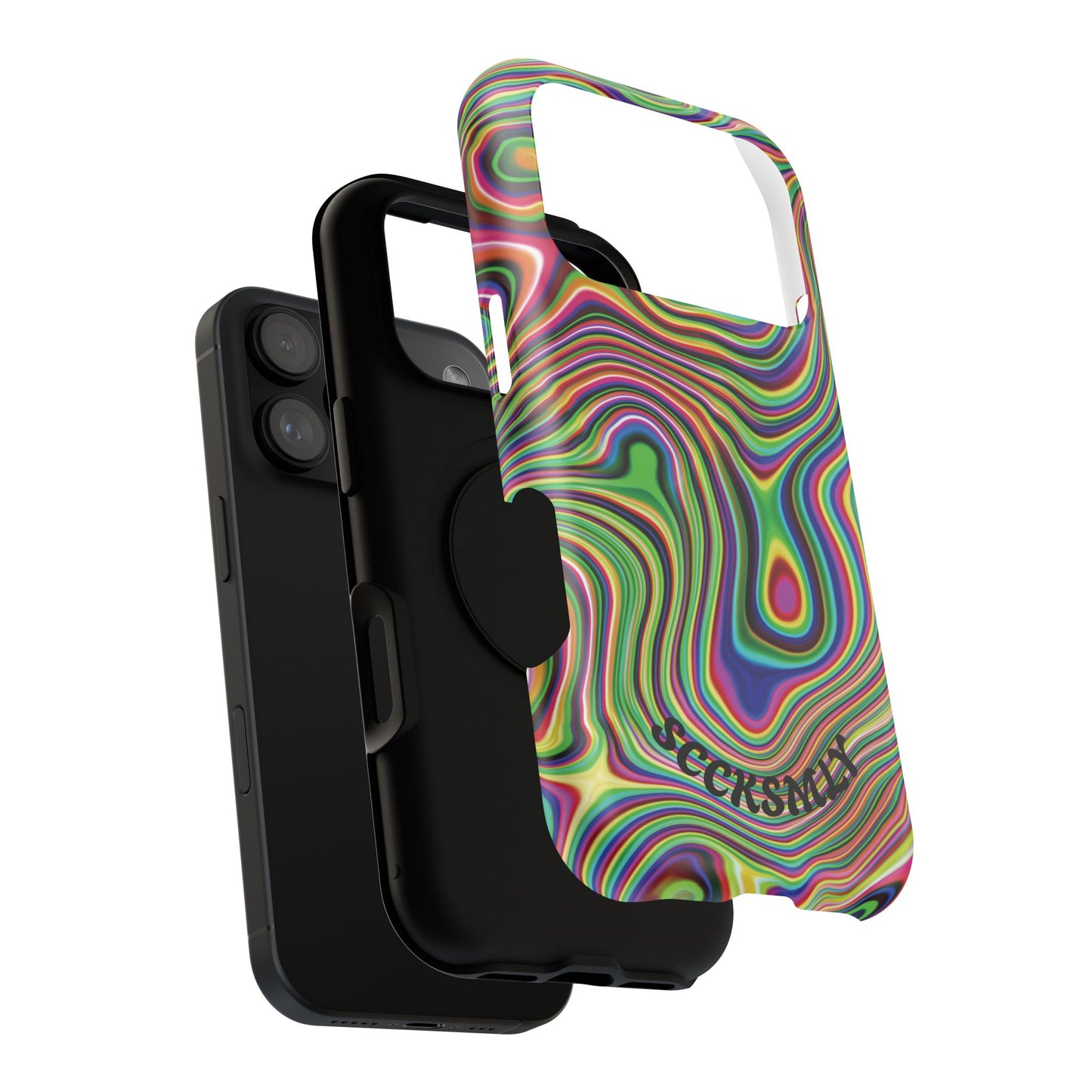 Acid Swirl Phone Case for Apple