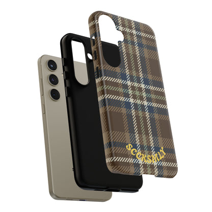 Earth and Sky Plaid Phone Case for Samsung