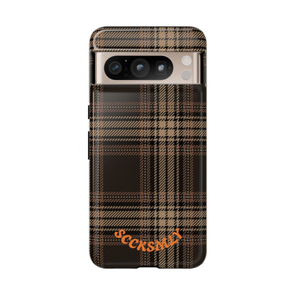 Brown Bread Plaid Tough Phone Case for Google Pixel