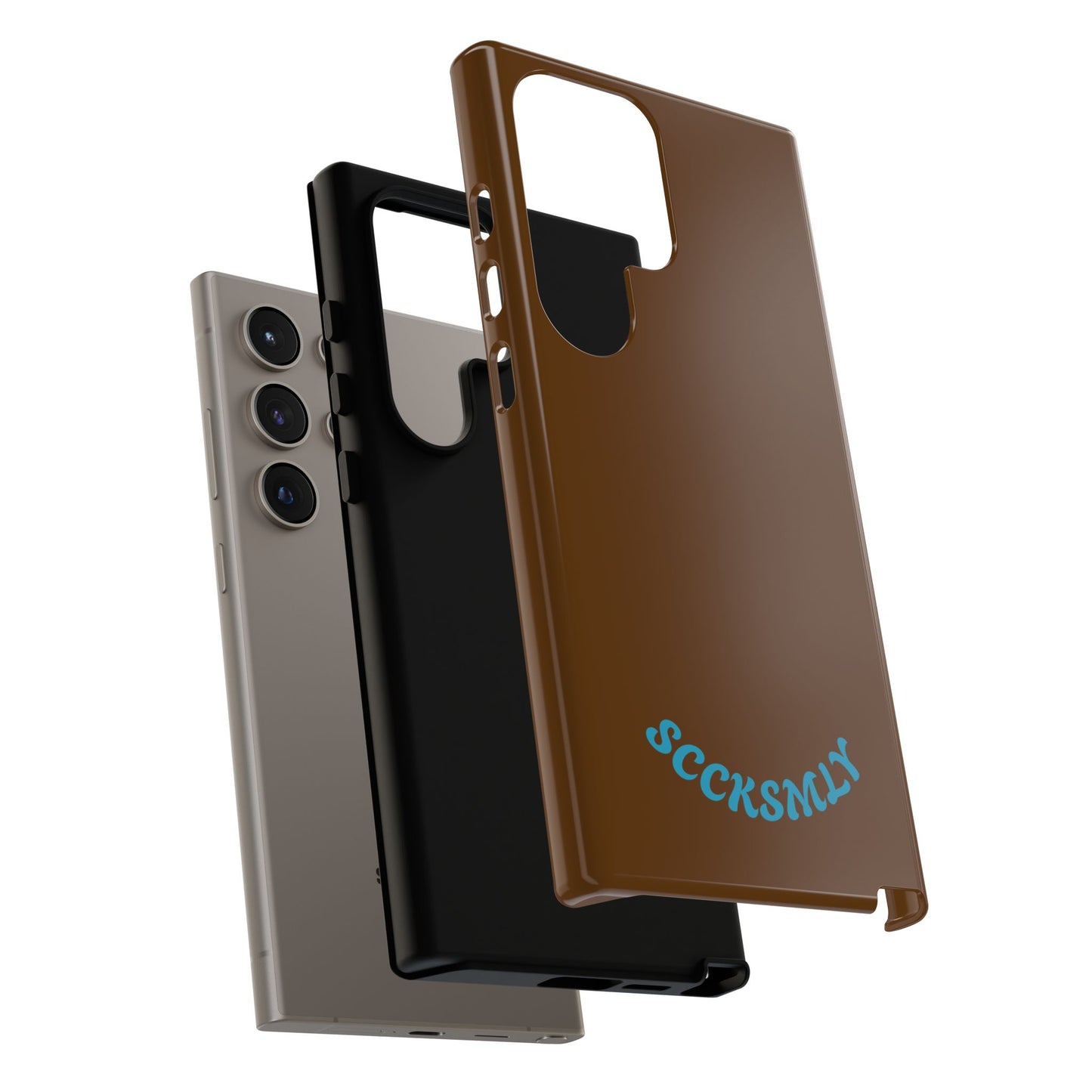 SOLID Chocolate Coco Tough Case for Samsung
