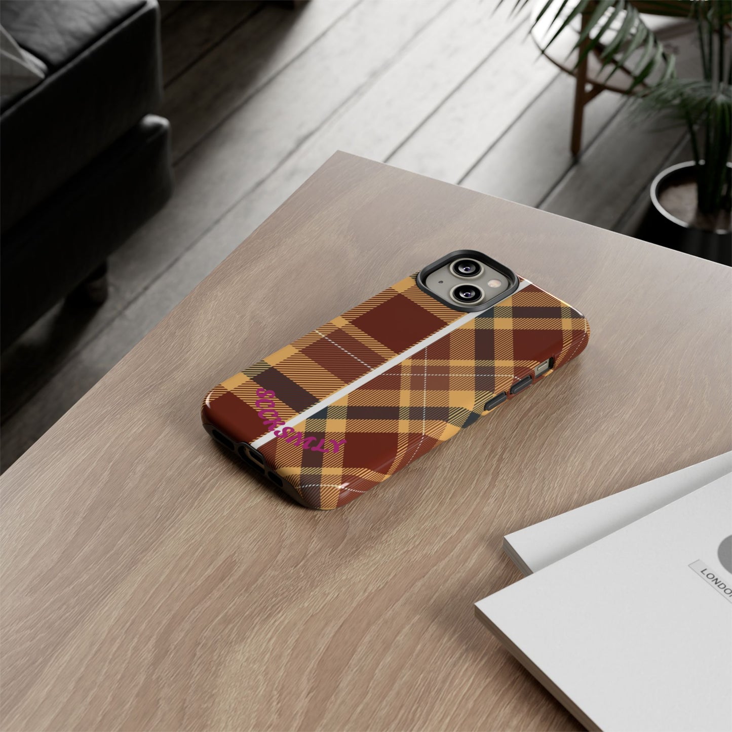 Autumn Plaid Phone Case for Apple