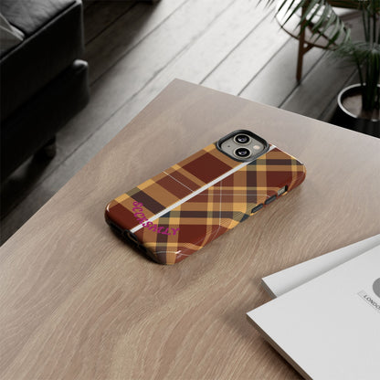 Autumn Plaid Phone Case for Apple