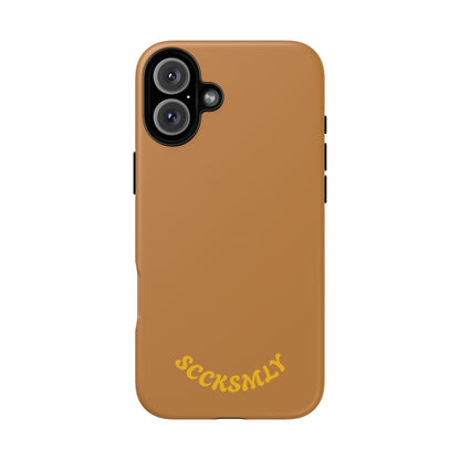 SOLID Spiced Caramel Tough Case for Apple